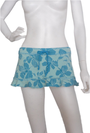 Aqua Tropical Micro Mini Skirt (S)