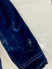 Vintage Blue Velvet Jacket (L)