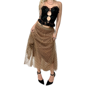 Polka Dot Tulle Maxi Skirt (XS/S)