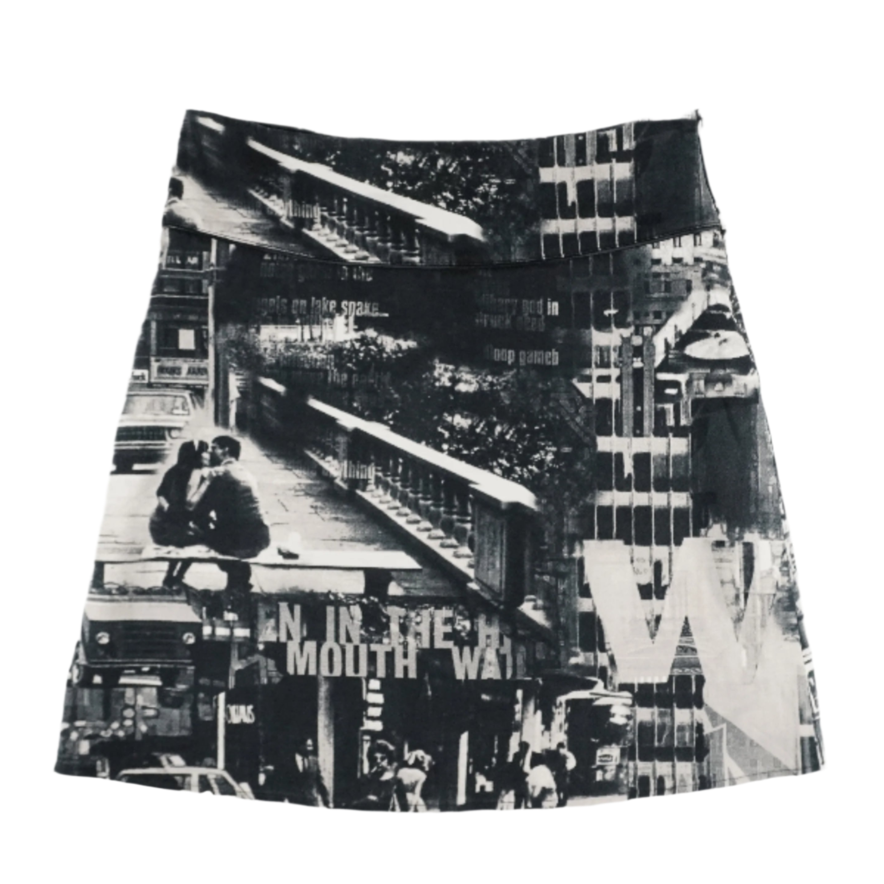 French Printed Skirt (L)