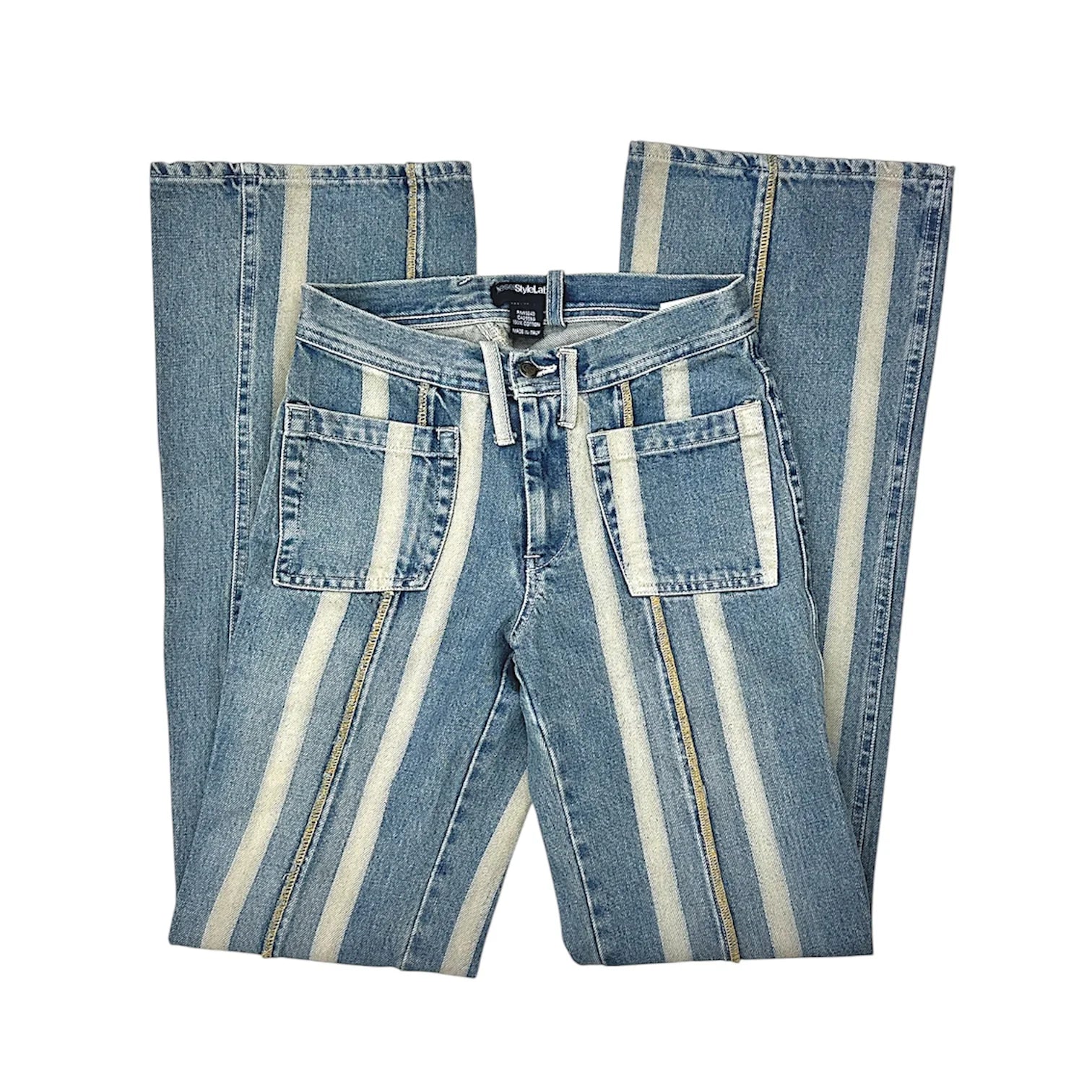 パンツ archive 90s diesel stripe clash denim Diesel Stripe Jeans (XXS/XS) – Holy Thrift