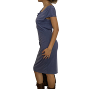 Vintage Draped Avant Garde Dress (S/M)