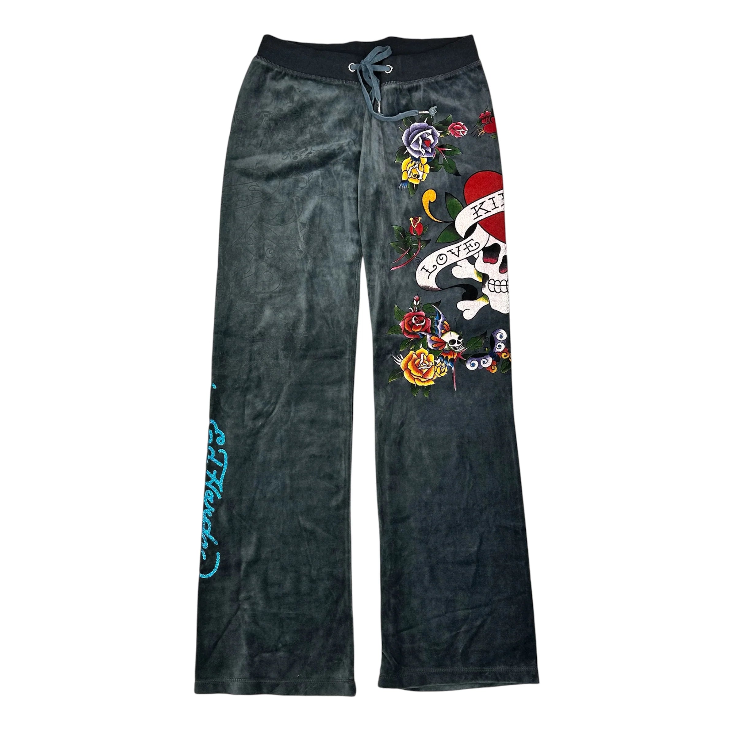 Ed Hardy Velour Pants (XS/S) – Holy Thrift