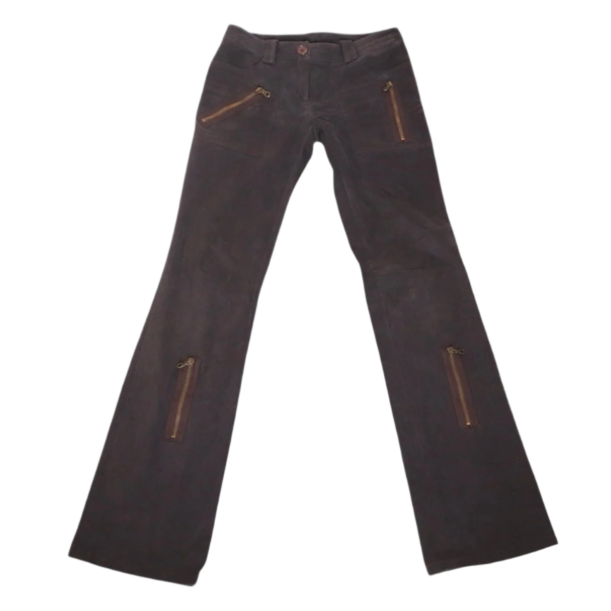 Y2K Charcoal Low Rise Cargo Pants (XS/S)