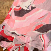 Y2K Express Silk Midi Skirt (XS)