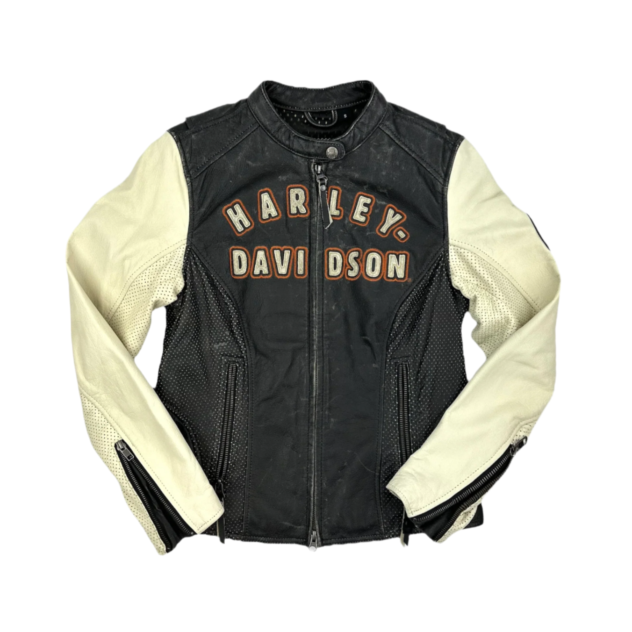 Harley Davidson Leather Moto Jacket (S) – Holy Thrift