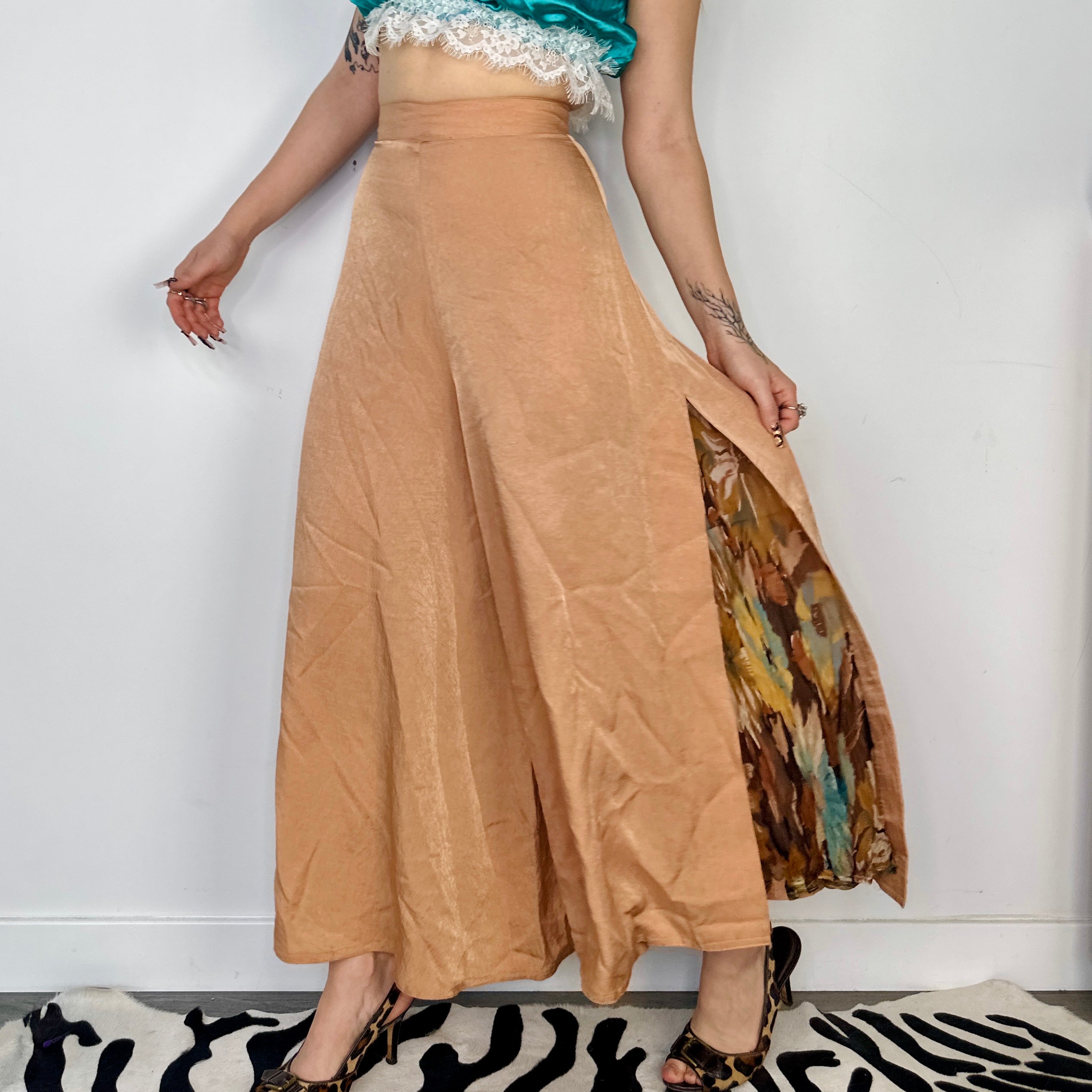 Side Stripe Palazzo Pant