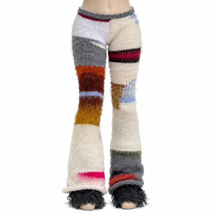 Snow Dust Patchwork Pants (XS-2XL)