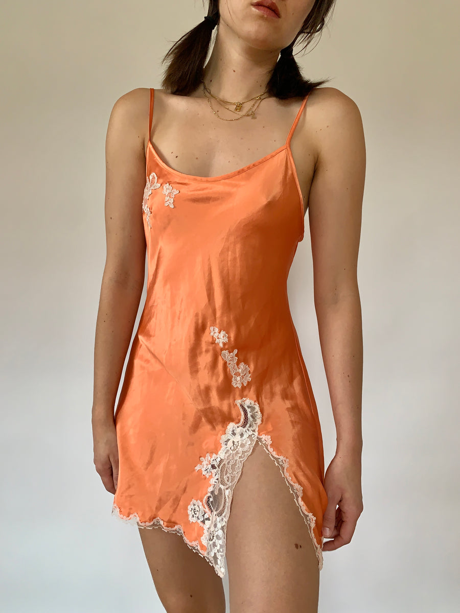 Y2K Creamsicle Slip - Medium