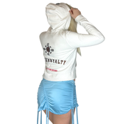 Y2K Studded Zip Up Hoodie (S)