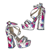Luichiny Snakeskin Heels (7.5)