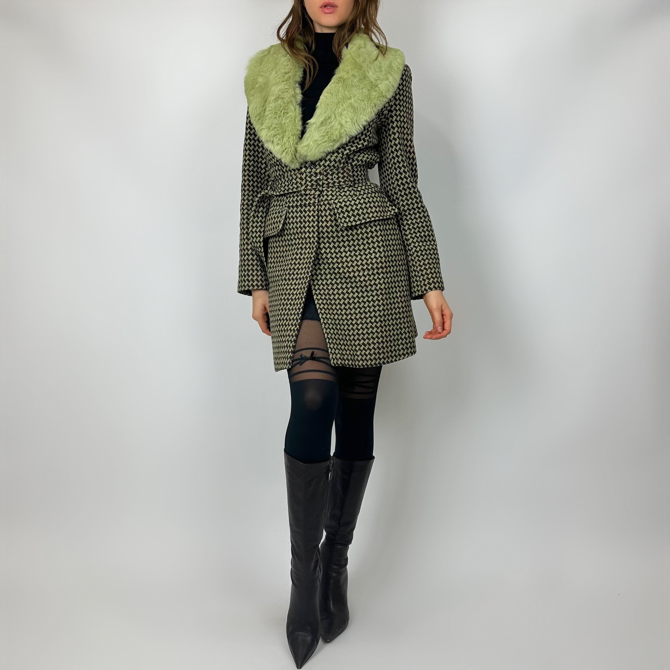 00’s Bebe 70’s-style Coat (XS/S)