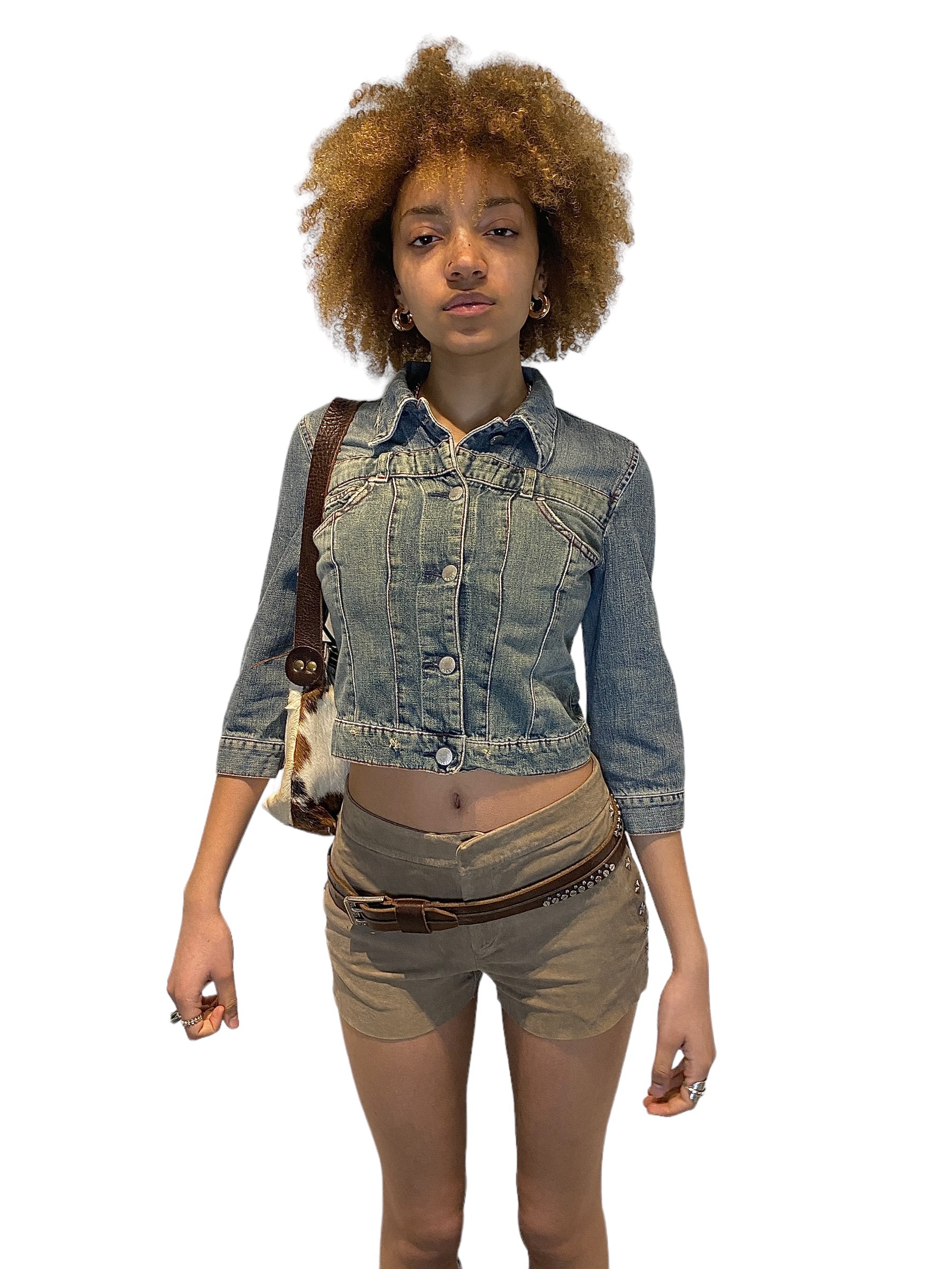 Miss Sixty Y2K Cropped Denim Jacket (XS)
