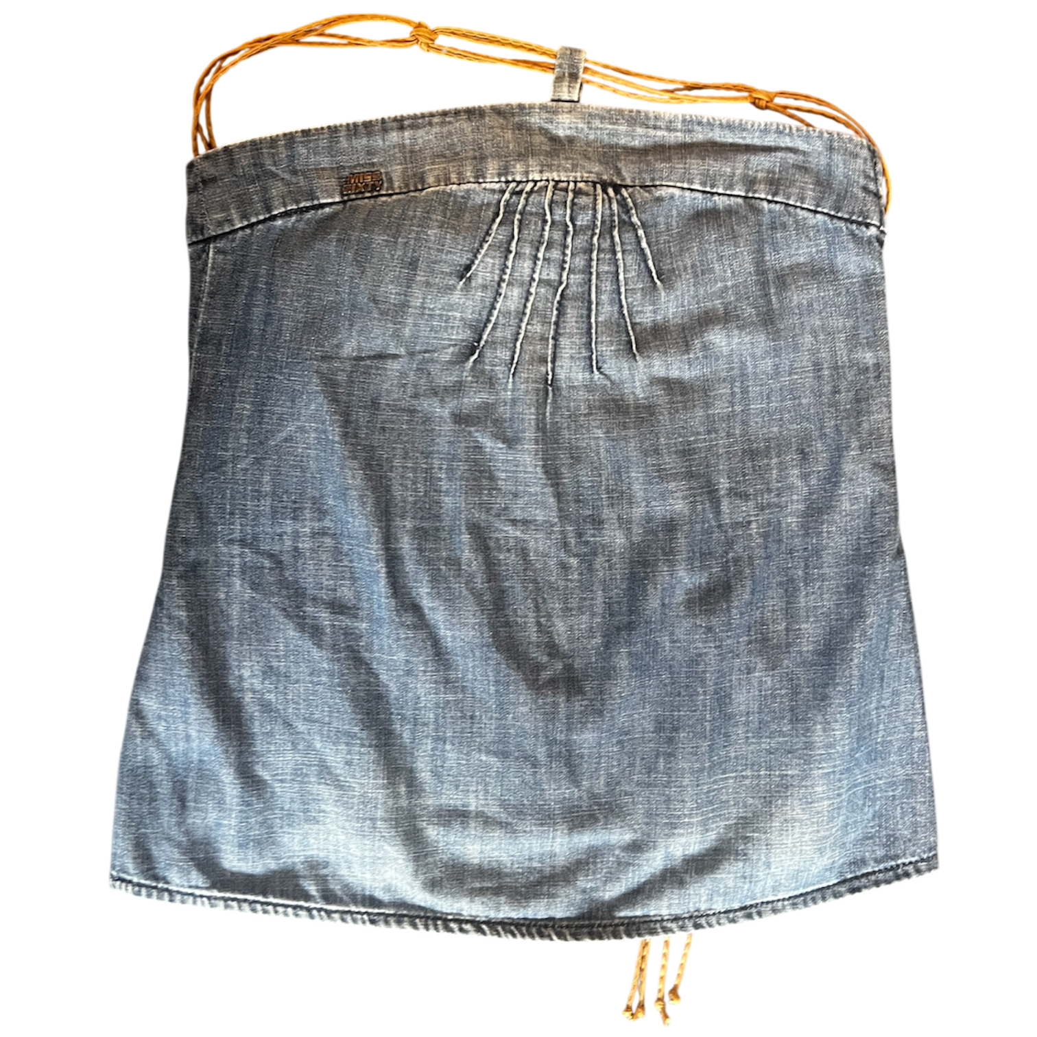 Miss Sixty Tied Denim Halter (S)