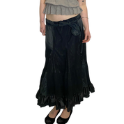 Vintage Gothic Milkmaid Maxi Skirt (M)