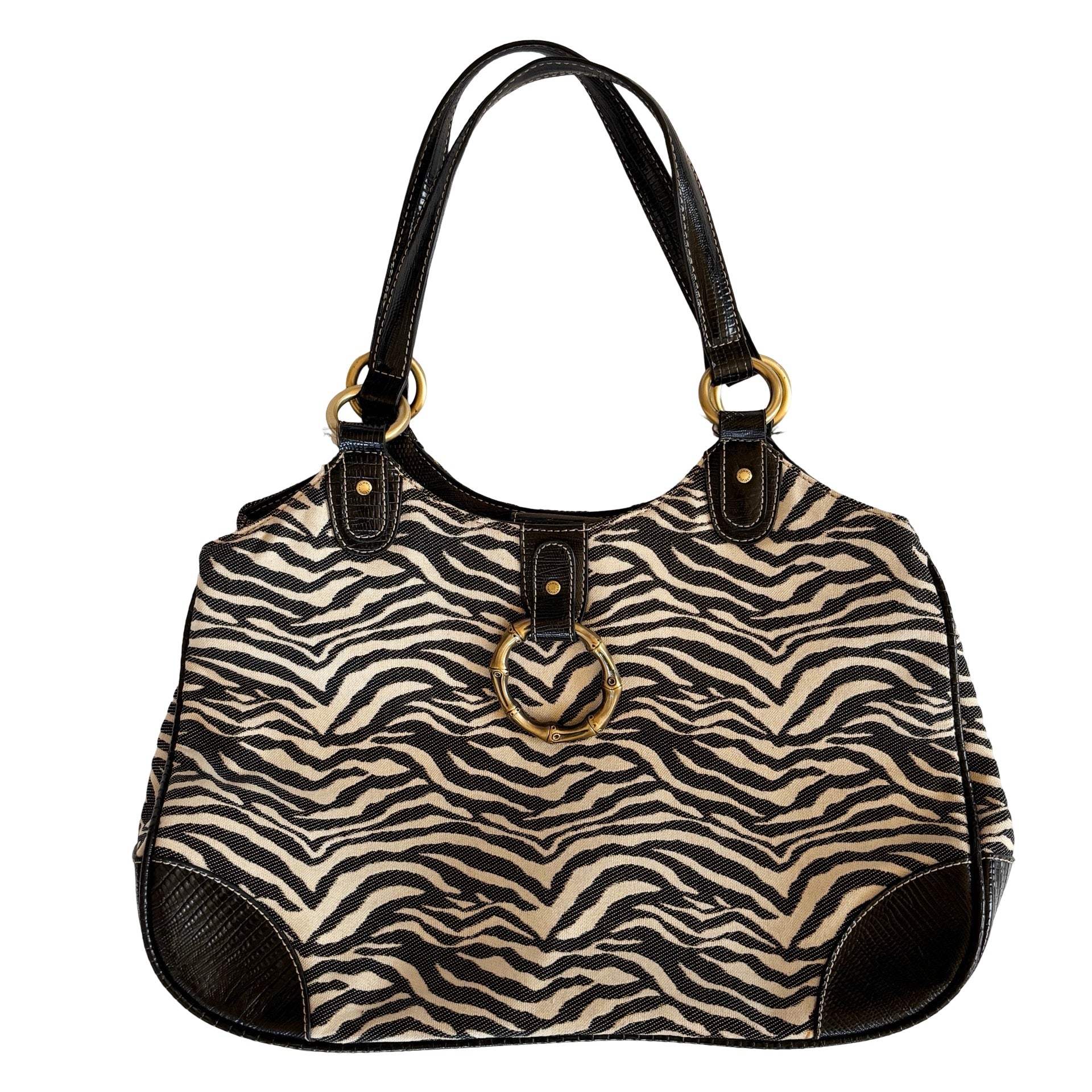 ショルダーバッグ 00s archive RALPH LAUREN hobo bag zebra 2000s Zebra Bag – Holy Thrift