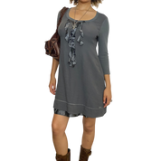 Vintage Cop Copine Ruffle Dress (M)
