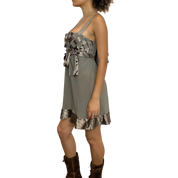 Vintage Coquette Strappy Dress (S/M)