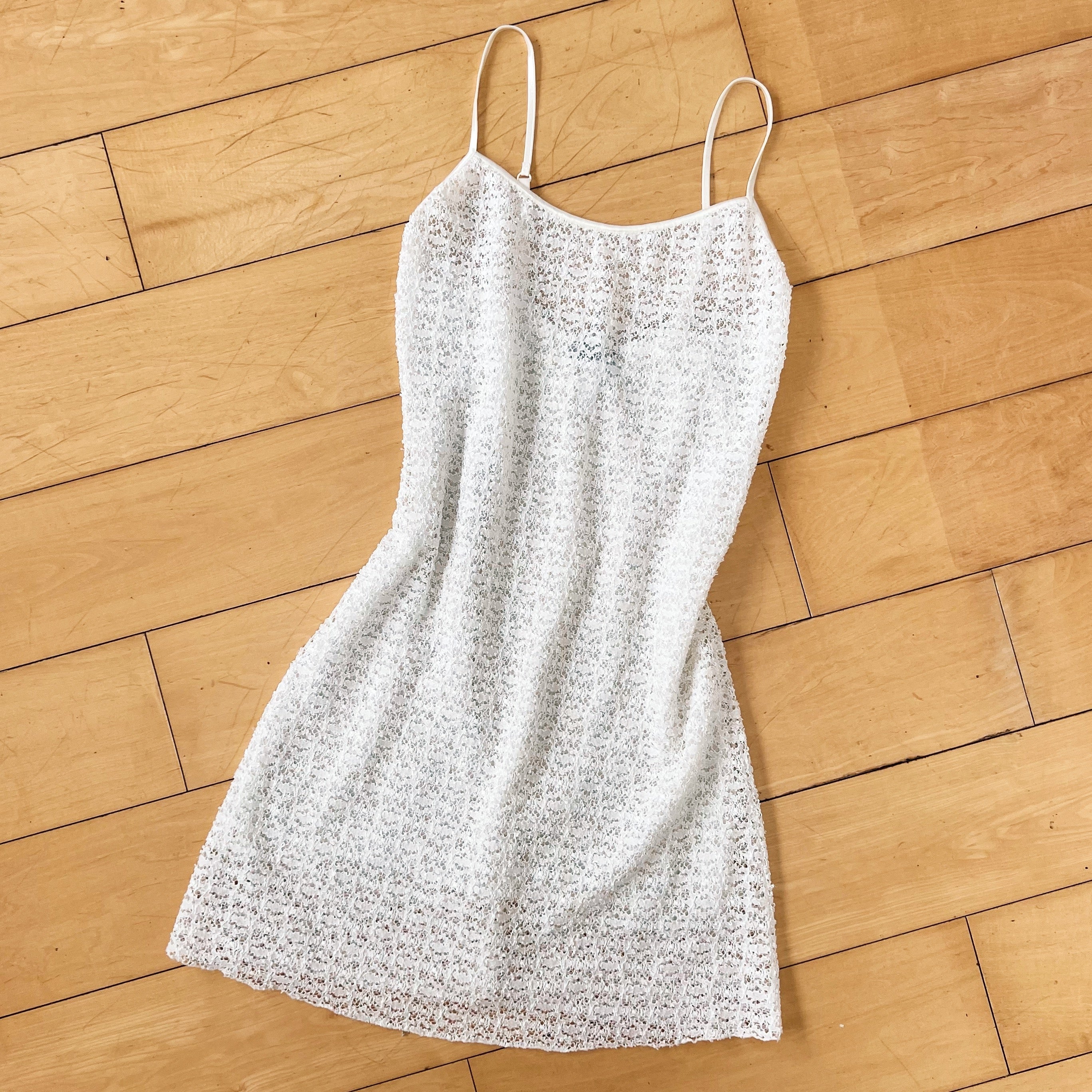 Cosabella Lacy Mini Slip Dress (S)