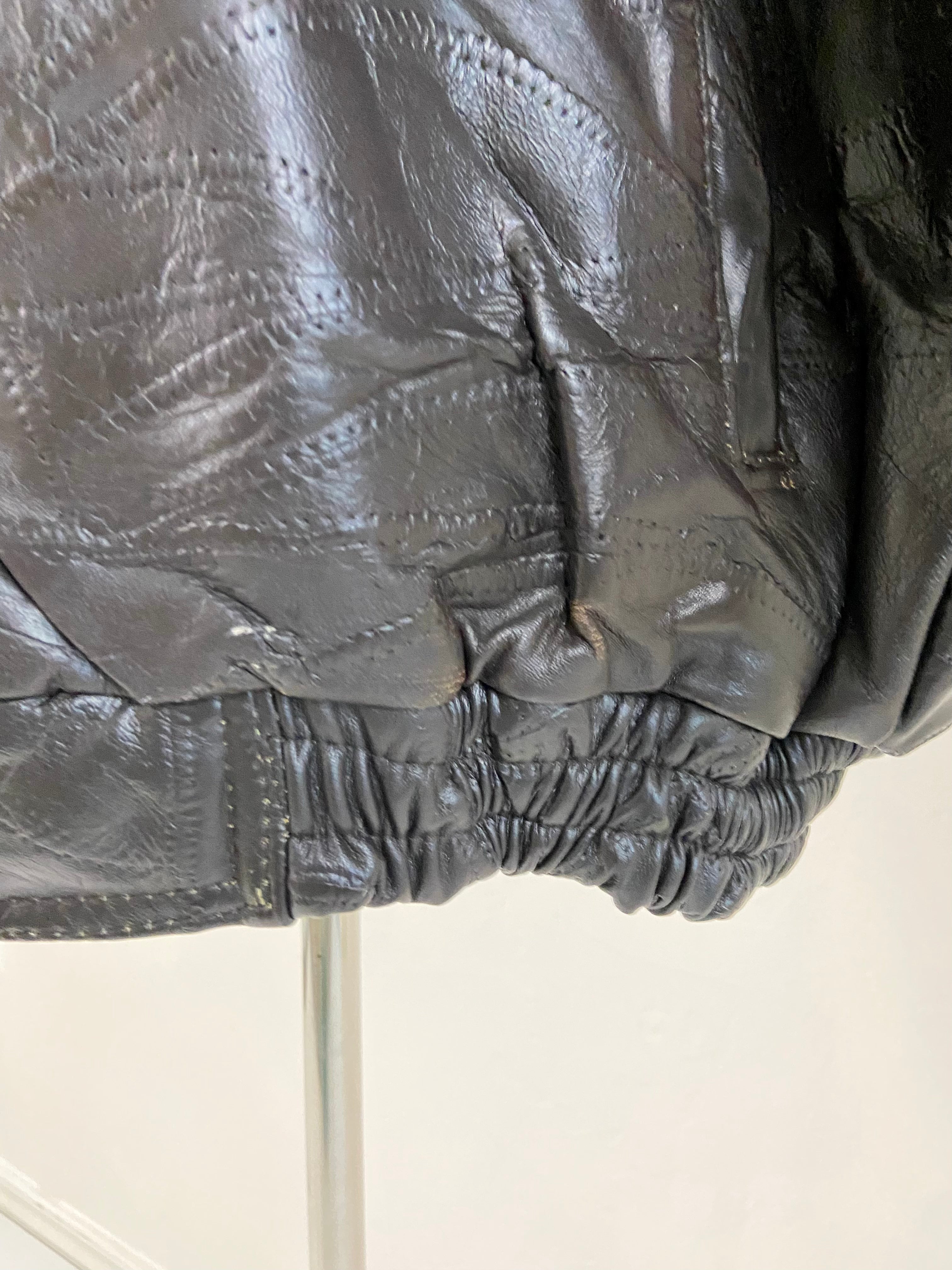 Black Leather Jacket (2X)