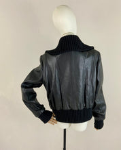 Fitted New York Leather Jacket (L)