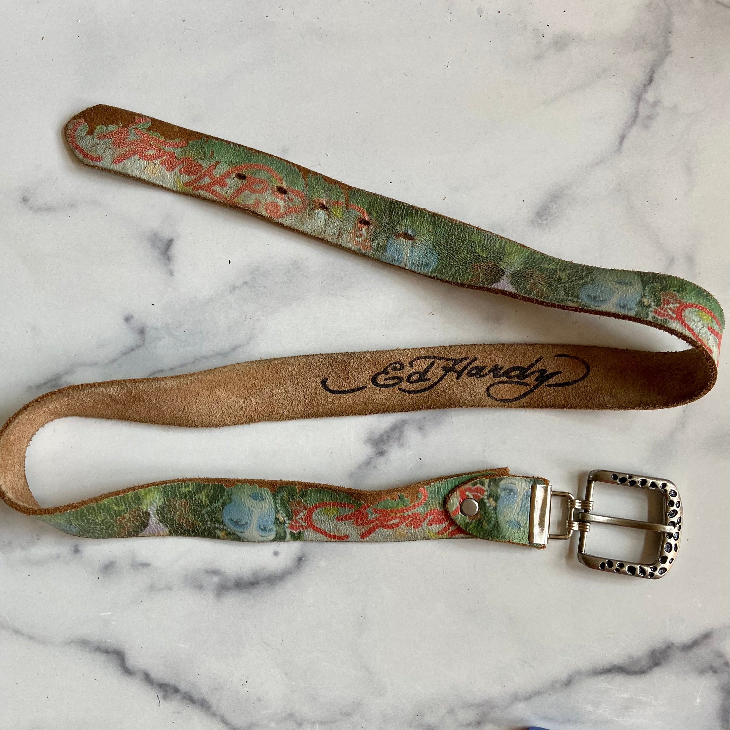 Vintage Ed Hardy belt – Holy Thrift
