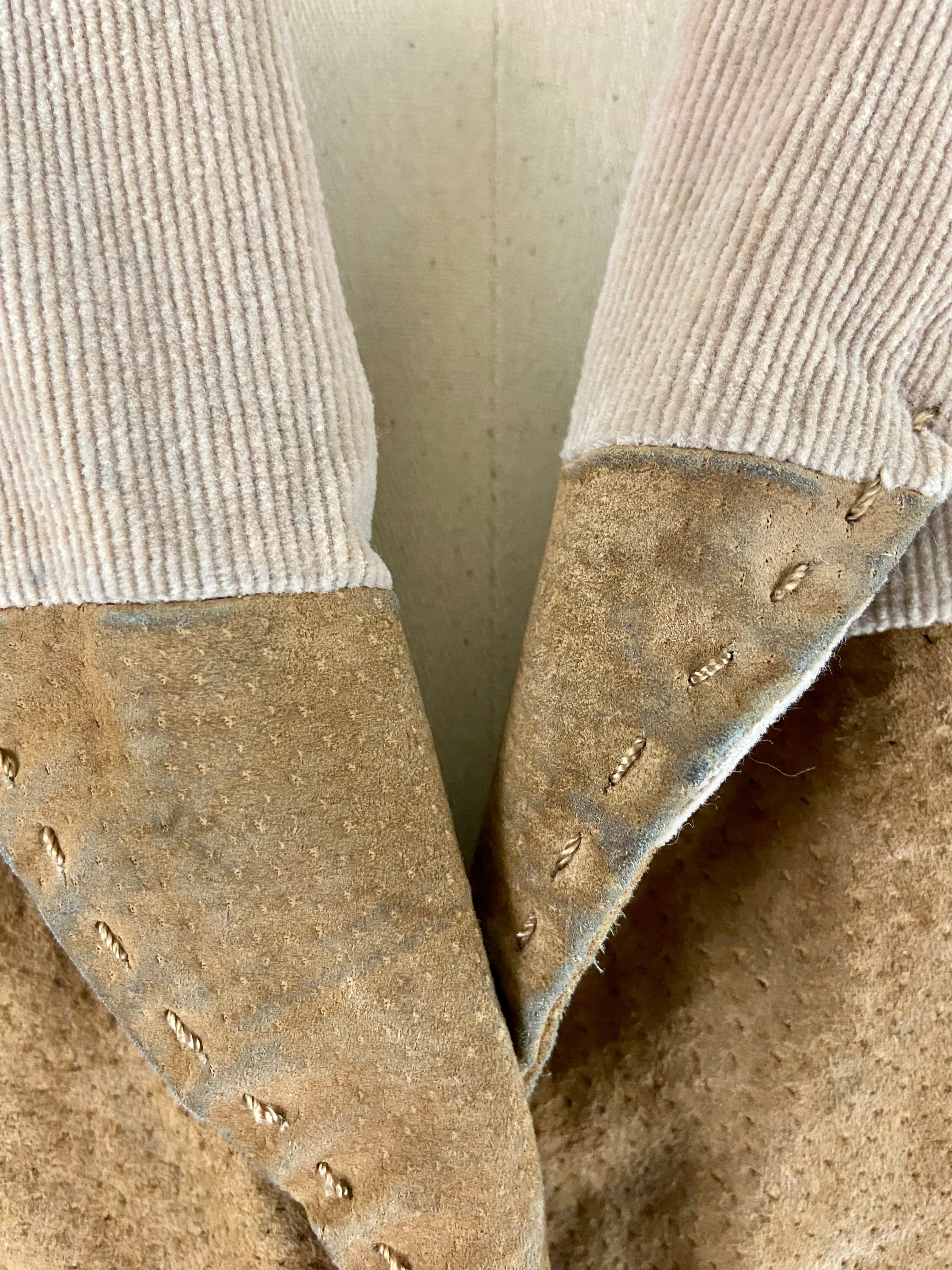 Suede leather jacket