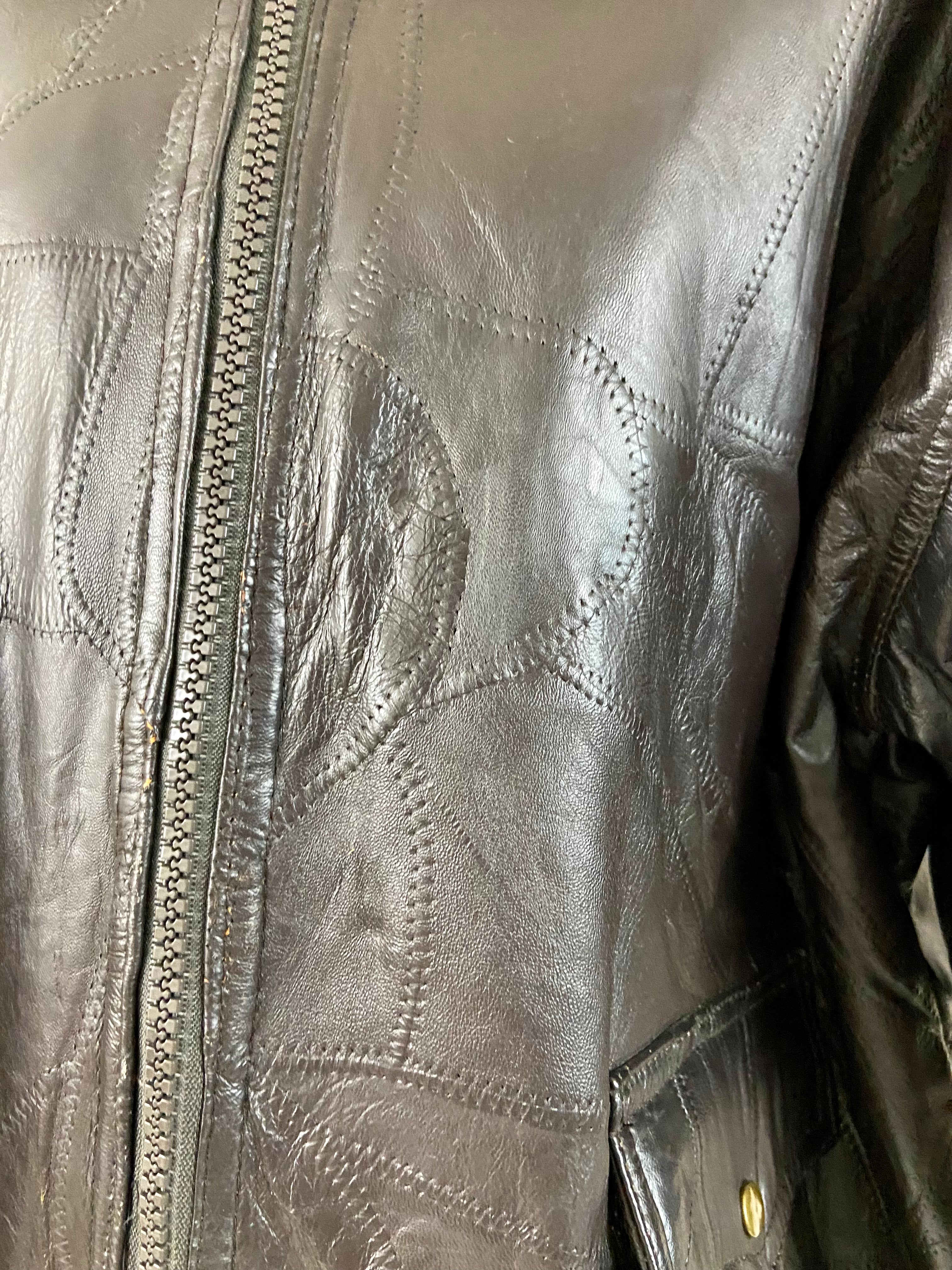 Black Leather Jacket (2X)