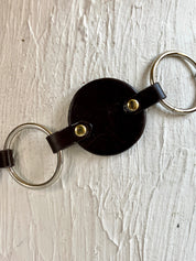 Brown & silver chain belt