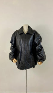 Black Leather Jacket (2X)