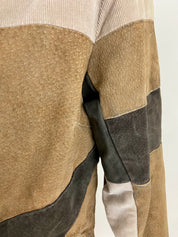 Suede leather jacket