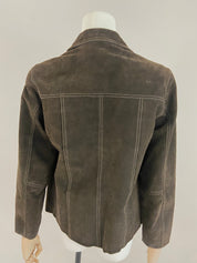 The limited brown leather jacket