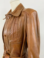Vintage leather coat