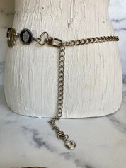 Metal chain belt