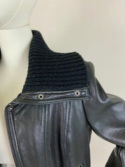 Fitted New York Leather Jacket (L)