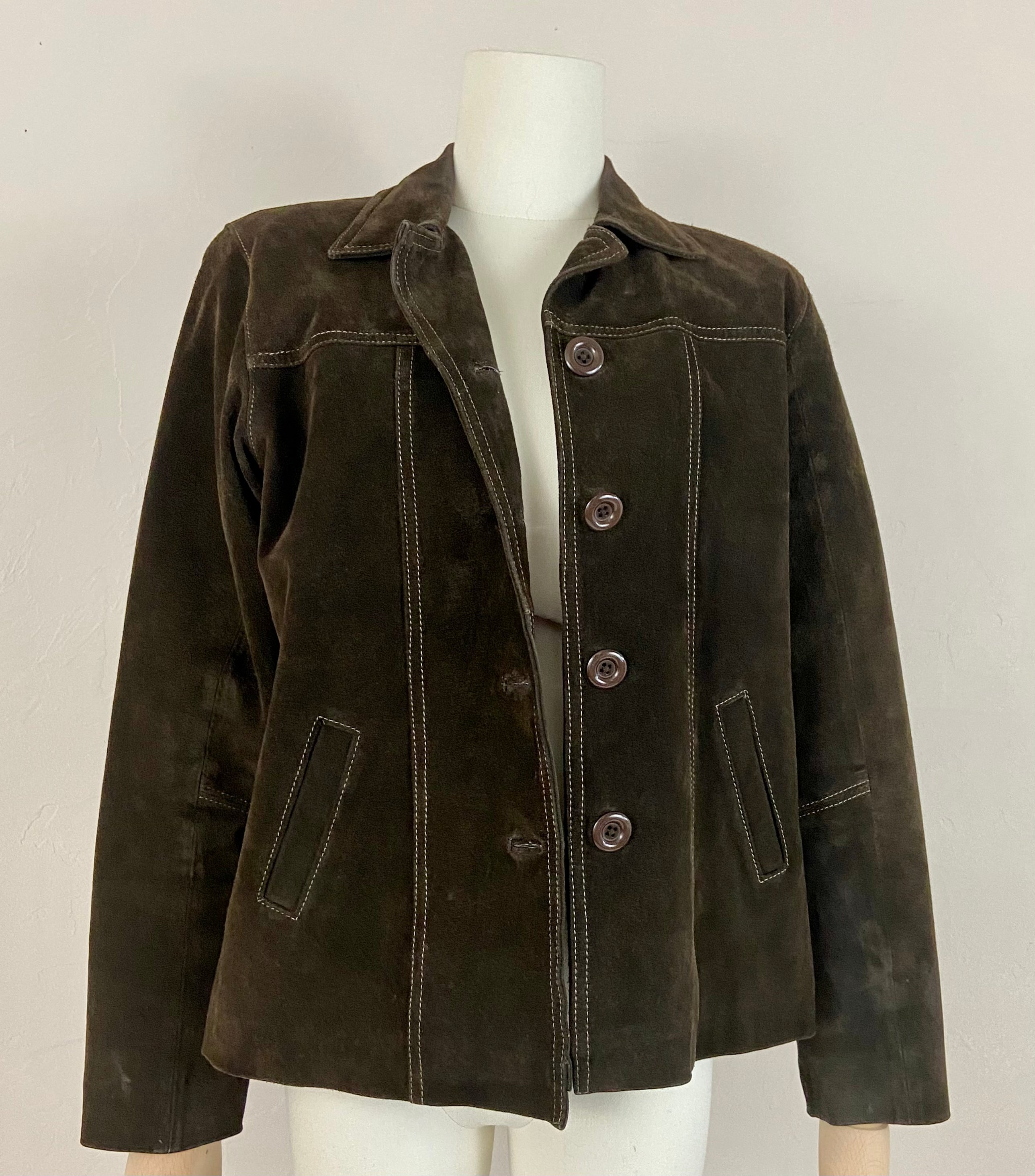 The limited brown leather jacket