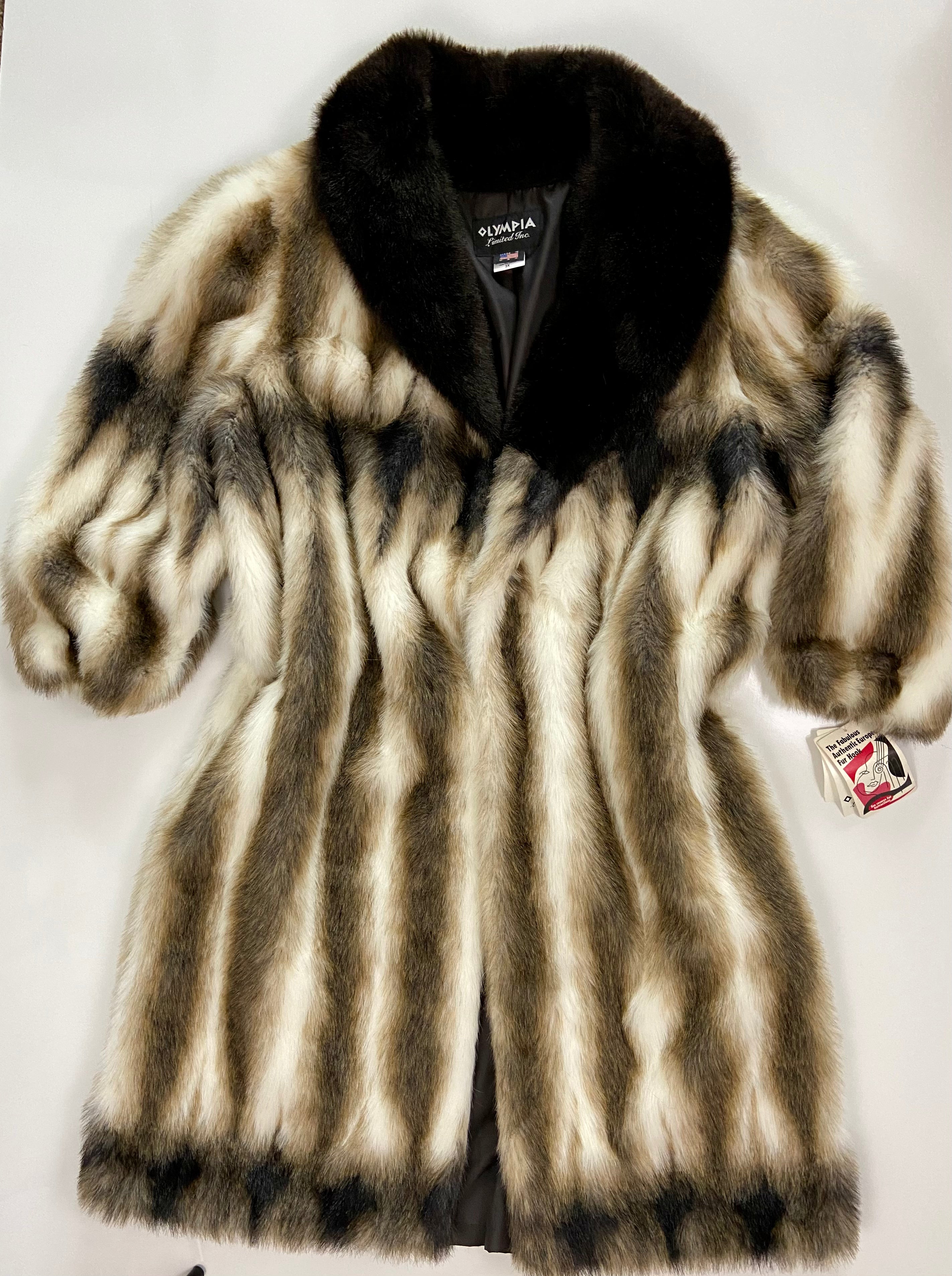 Olympia limited faux fur coat