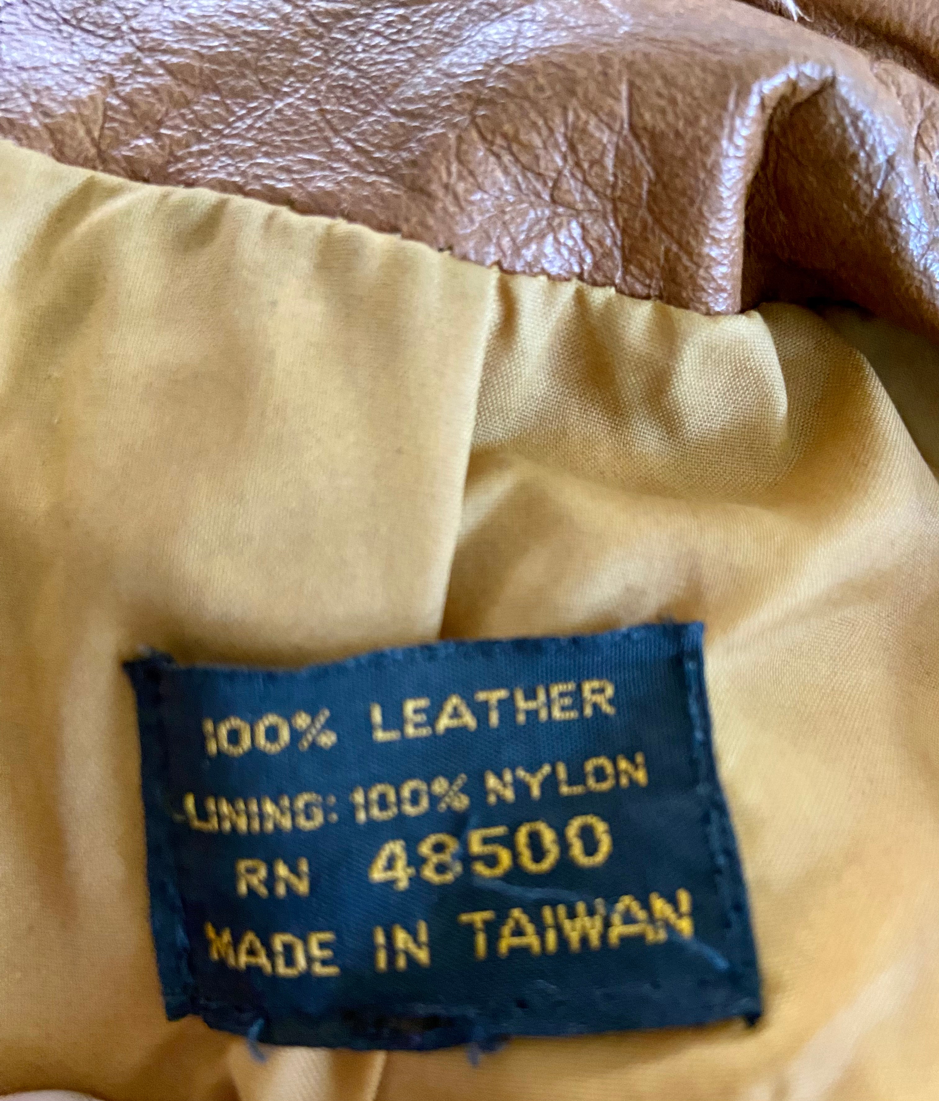 Vintage leather coat