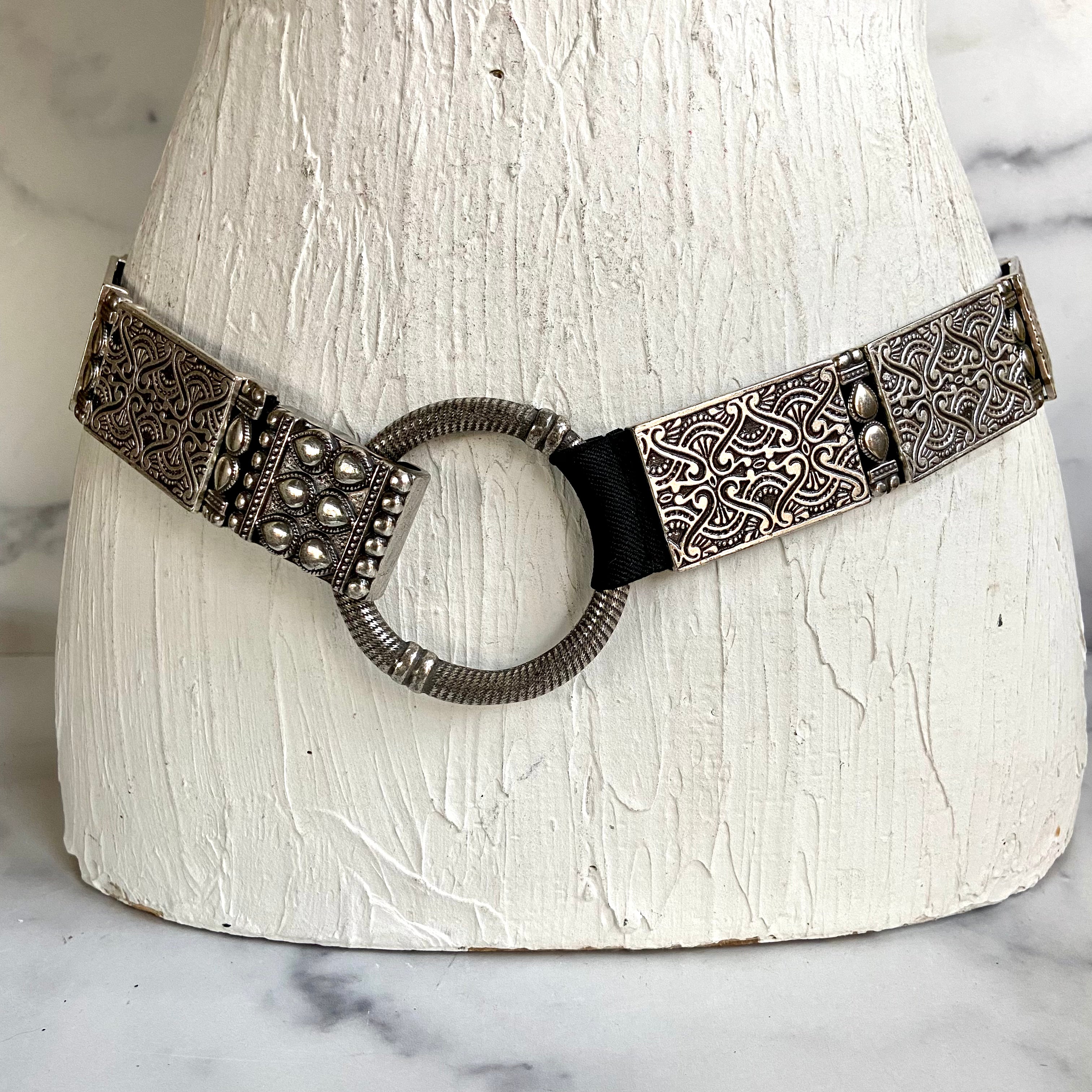 Metal stretch belt best sale