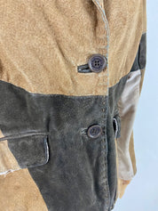 Suede leather jacket