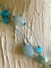 Shell & beads choker