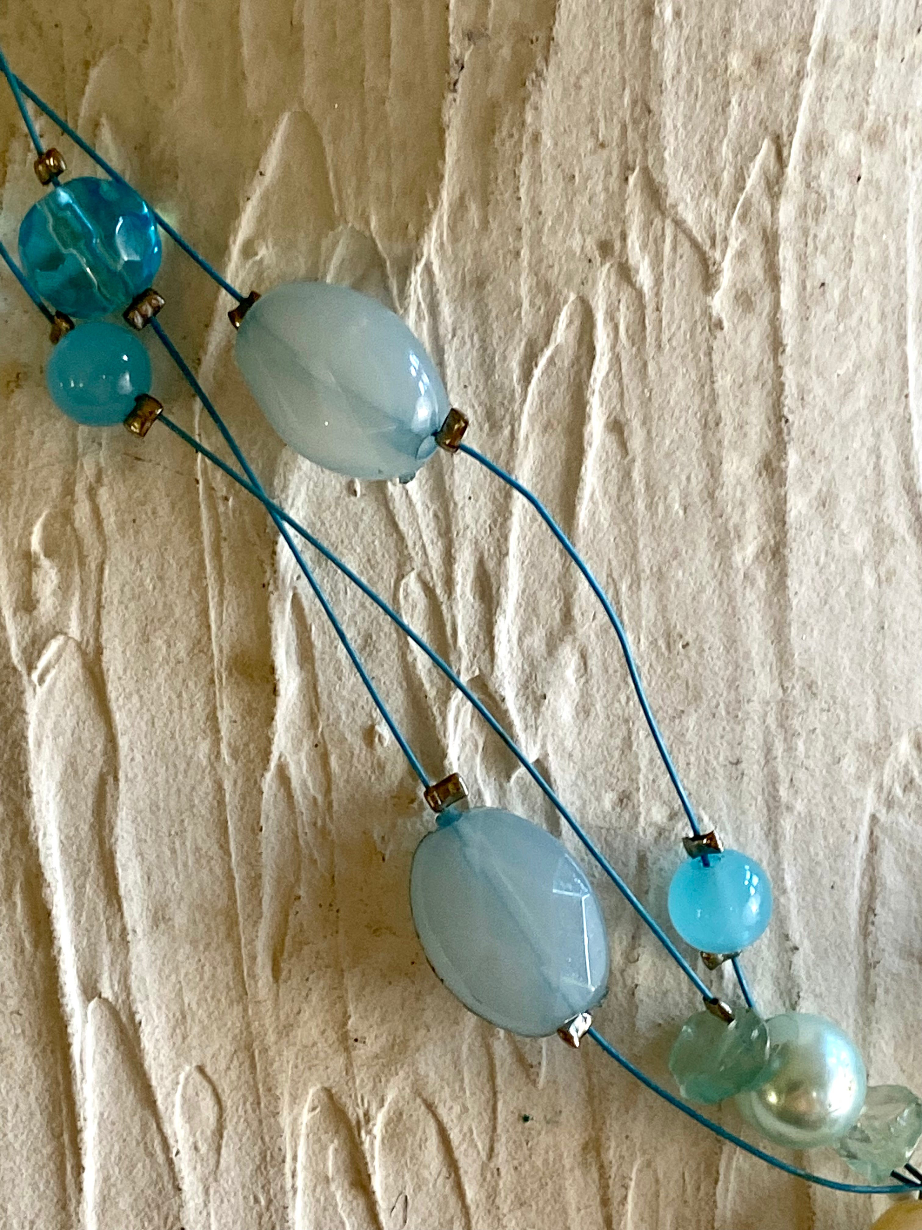 Shell & beads choker