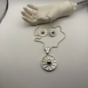 Solar Grace Necklace & Earring set