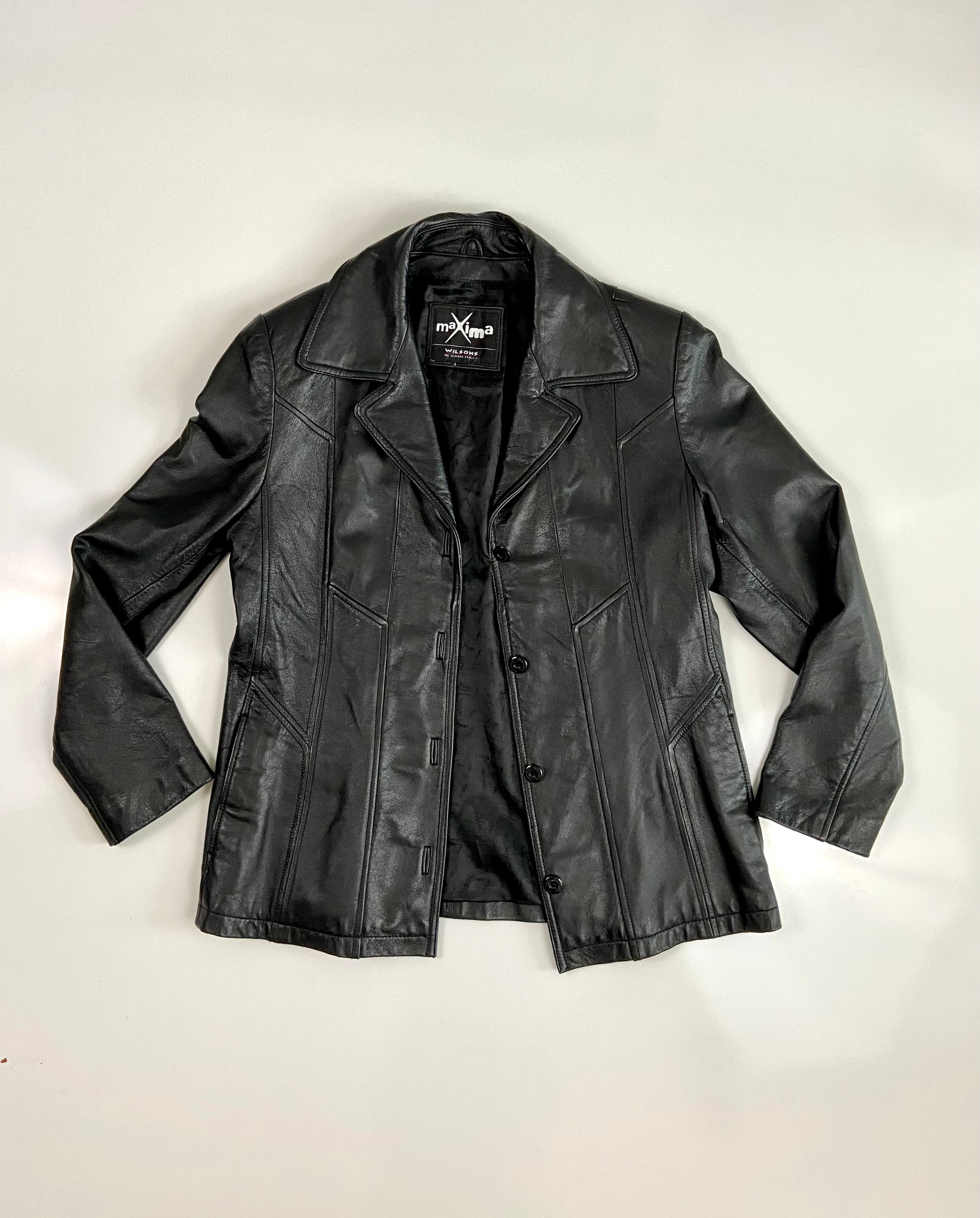 Wilsons Maxima vintage on sale leather jacket