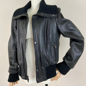Fitted New York Leather Jacket (L)