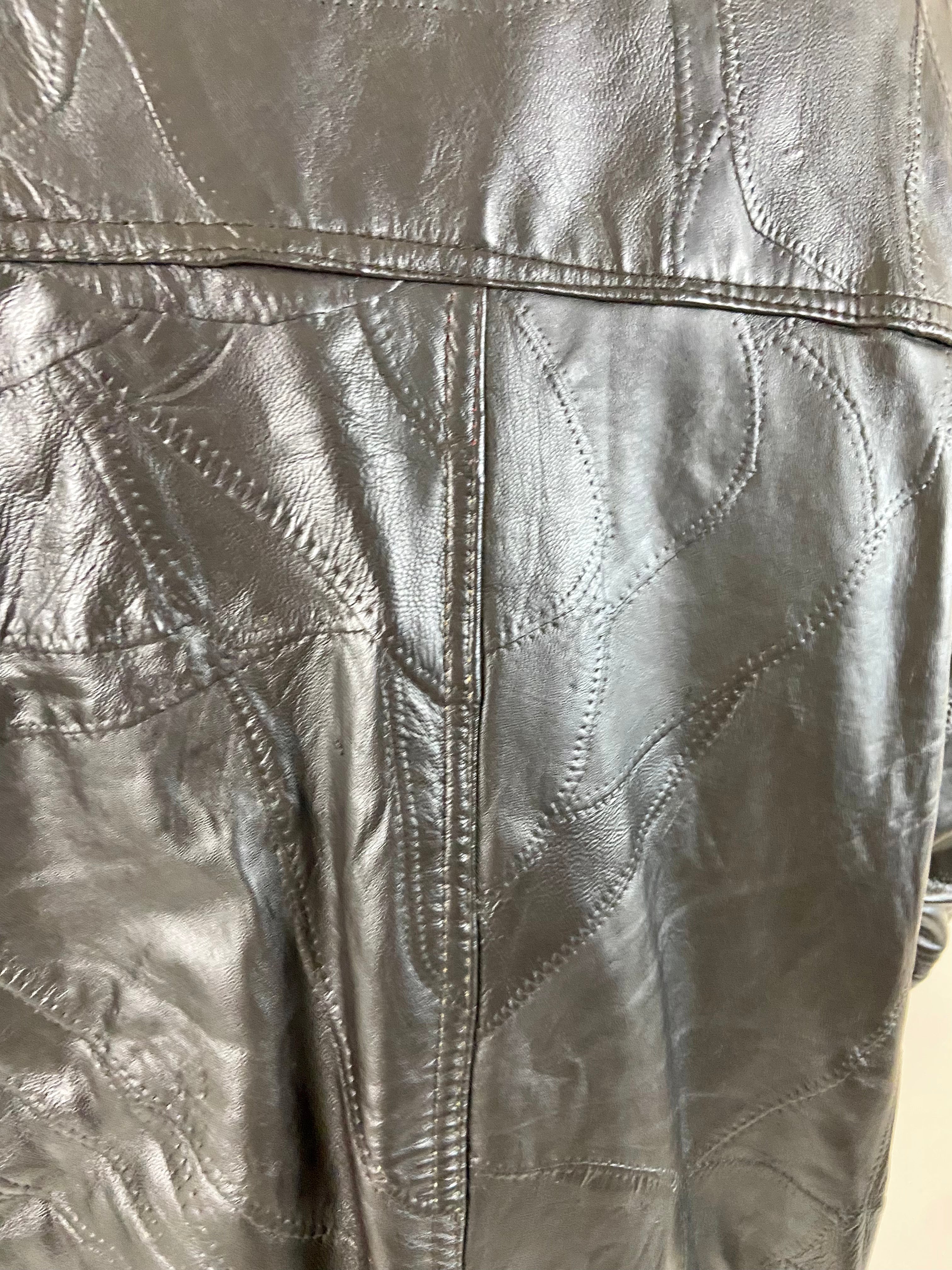 Black Leather Jacket (2X)