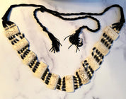 Stone and beads belt