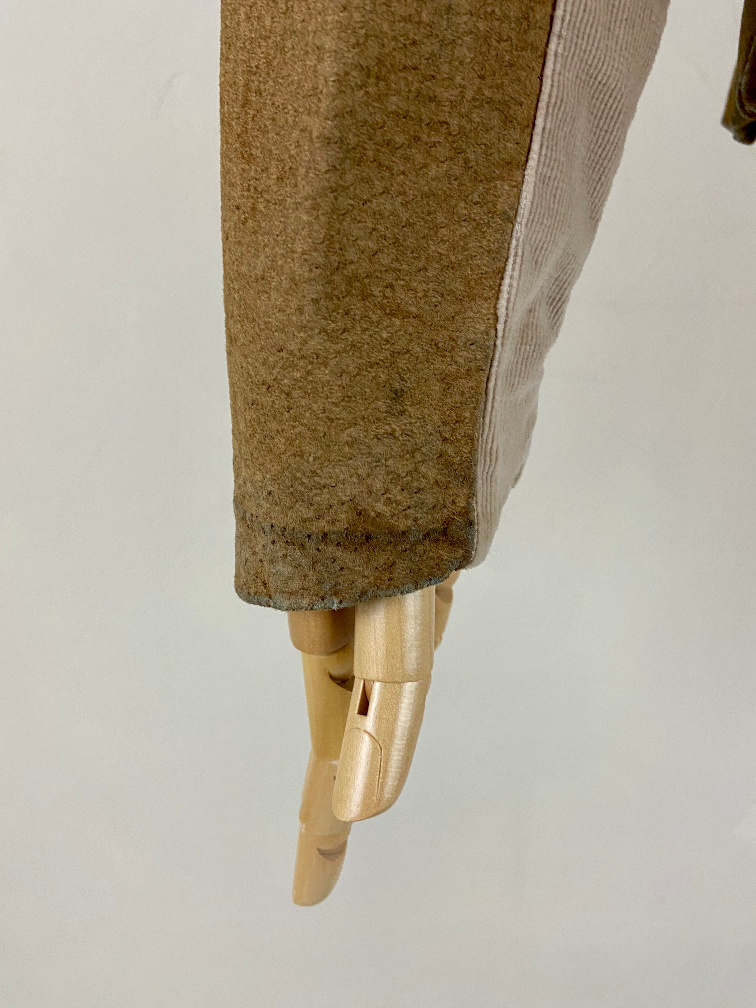 Suede leather jacket