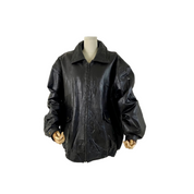 Black Leather Jacket (2X)