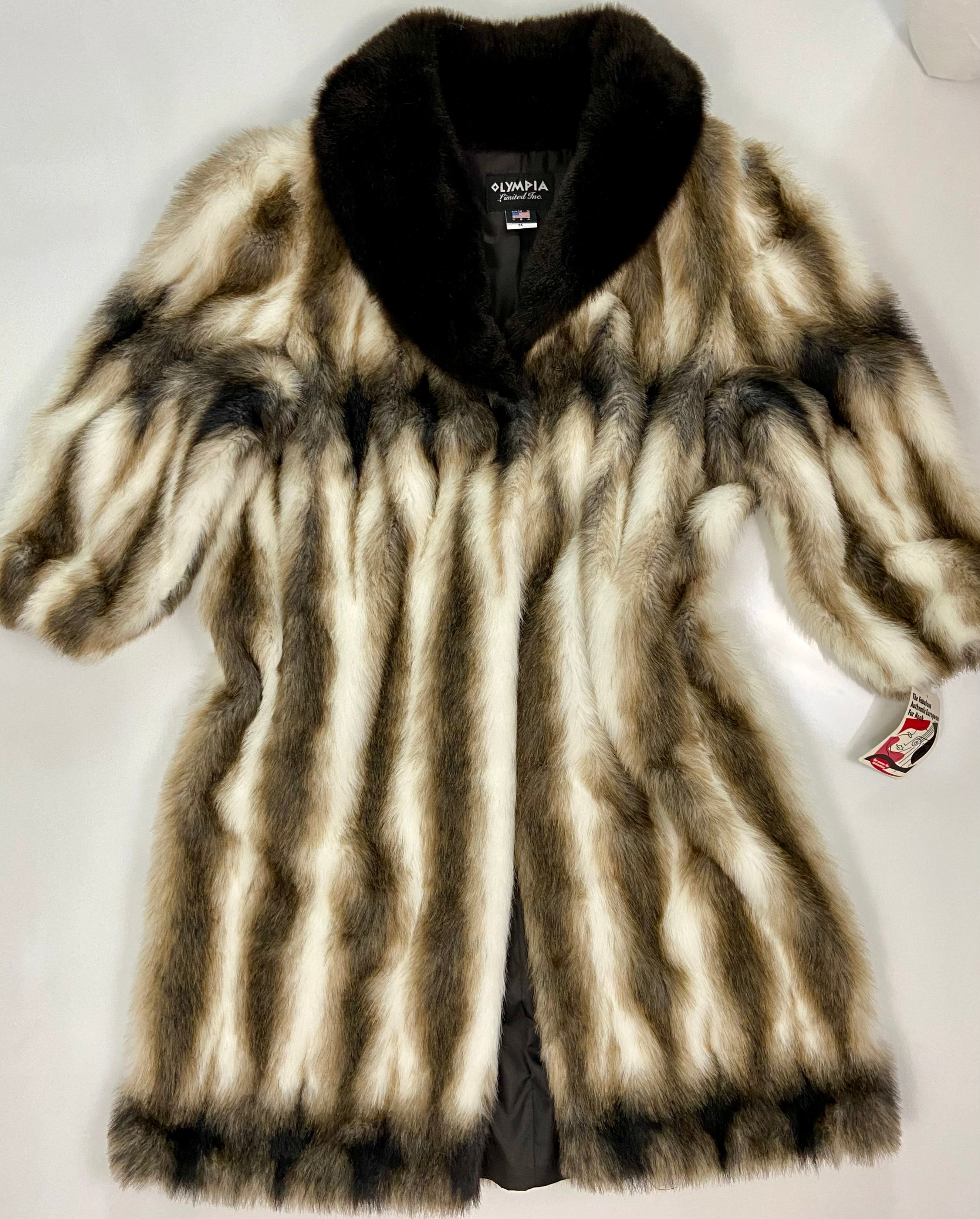 Olympia limited faux fur coat